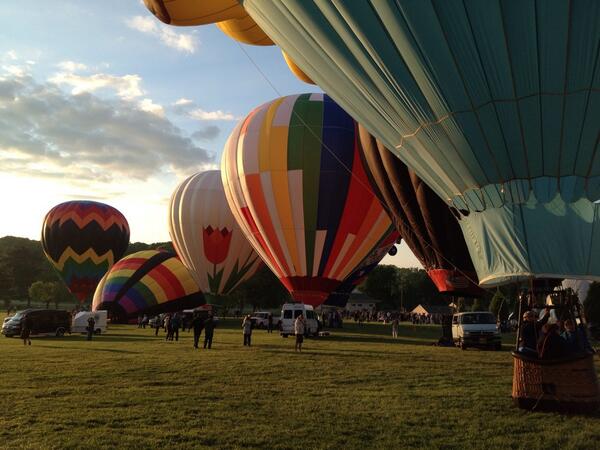 Hot Air Balloon Festival this morning #beautifulwaytostarttheday