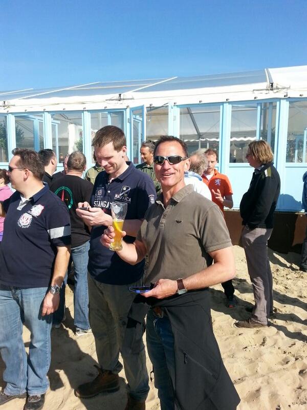 Lekker#biertje na afloop #strand #wassenaar #greenadventures #commandobusinessclub