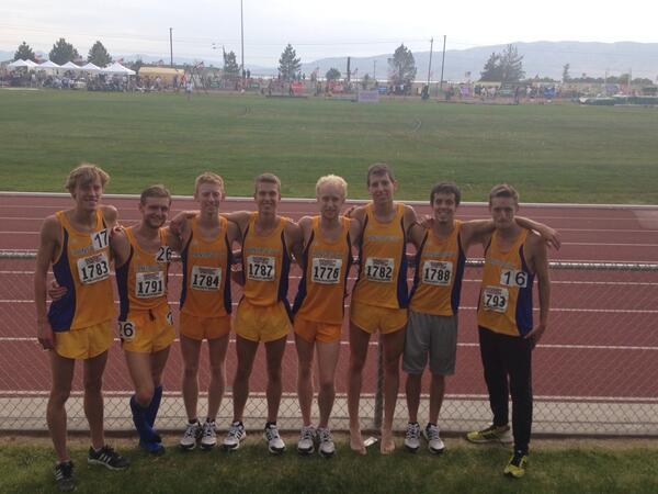 Men's 5k competitors! Scored 22 points!! AND everyone returns next year.