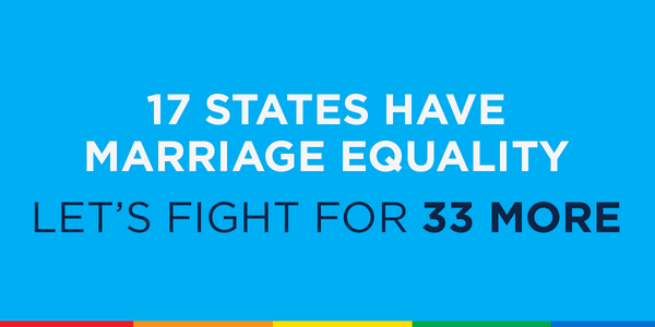 TheDemocrats's tweet photo. There's more work to be done! Today we celebrate, tomorrow we get to work. #loveislove #33togo http://t.co/6vnAIkFhVJ