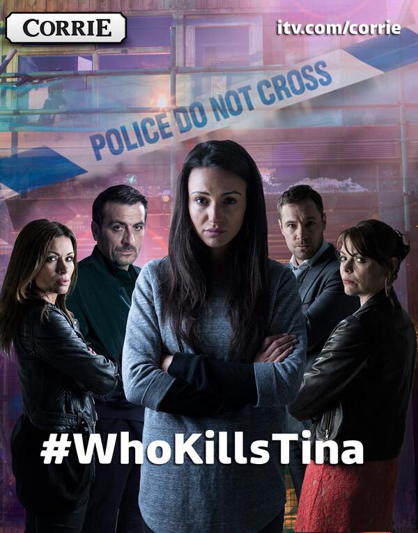 COMING SOON: Watch Tina's final confrontation with her four potential killers #WhoKillsTina? itv.co/1ltK1lr