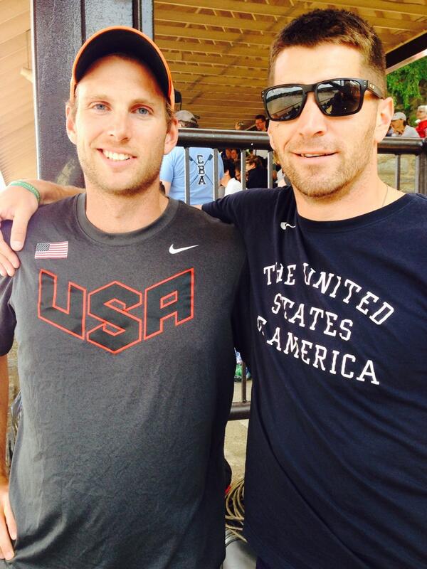 So appreciate <a href="/Mike_Gennaro/">Mike Gennaro</a> and <a href="/glennochal/">Doc Marc</a> from <a href="/usrowing/">USRowing</a> national team showing up for our party <a href="/StotesRegatta/">Stotesbury Cup</a> !