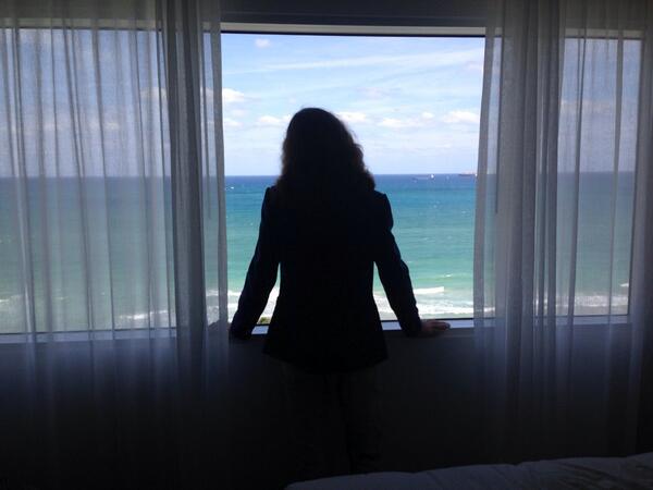 ScaryIowa's tweet photo. Mandolin player/bachelor extraordinaire Adam Sapiro overlooking his empire the day after our Revolution Live show http://t.co/3OaG8FULB7