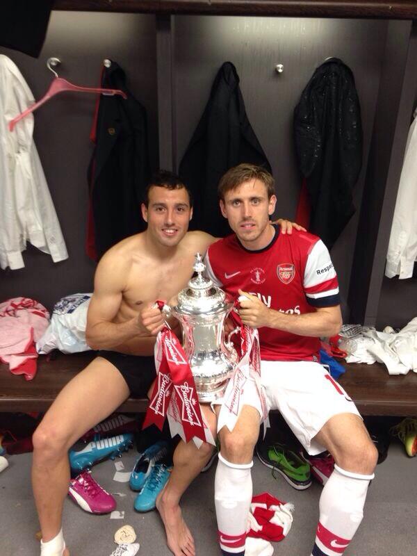 Happy! @Arsenal #FACupFinal #FAcupwinners2014