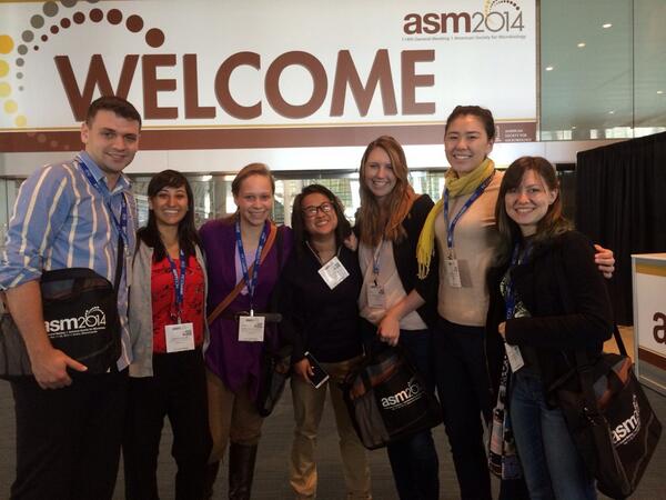 hollyhganz's tweet image. Team #microbenet all registered for #asm2014