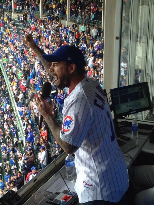 InimitablePunk's tweet image. Great day for some Baseball. Let's go, Cubs!
