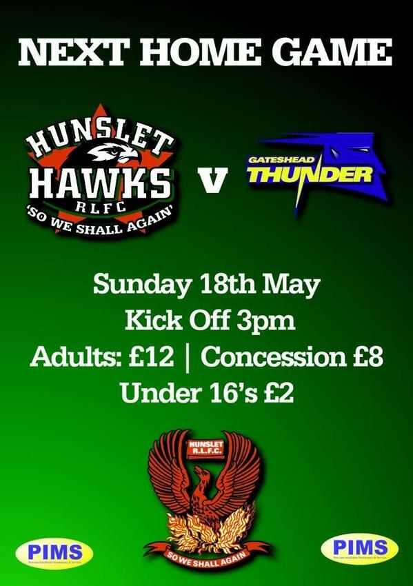 The magic continues tomorrow at the #southleedsstadium as we take on @ThunderRugby Come & support the league leaders!
