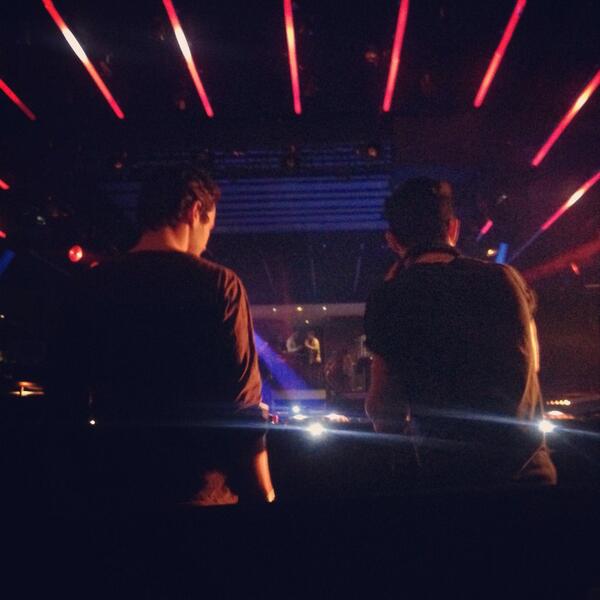 Siler &amp; Dima warming up the Zig Zag club before Omar S and Amir Alexander !