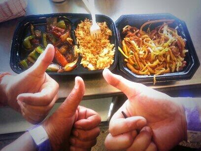 Foreign Policy's Crew  chewing/devouring <a href="/theWOKmobile/">The WOKmobile</a> pepper stake and Lomain

AMAZING! !!!!