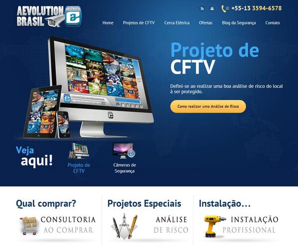 aevolutionbr's tweet image. Olá ! Estamos finalizando nosso novo site! De sua opinião! sistemas-seguranca.com