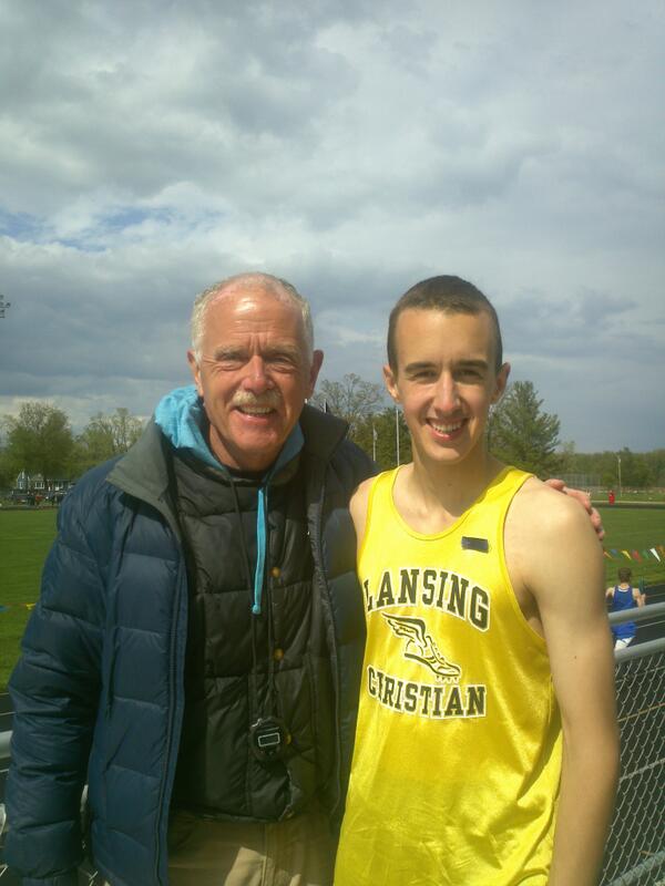 So happy for #Lansing Christian's Trace Henderson for qualifying for State Champs today for 1600 and 3200 #runchat