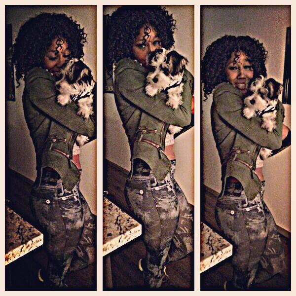mistystonexxx's tweet photo. Out with my👭 @TeannaTrump @xomaryjeanxo met #BabyMilo 🐶 I couldn't put him down sooo adorable Mary #OurShenanigans 🎉😏 http://t.co/mSe9GMlRxo