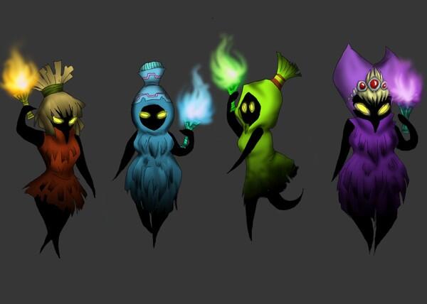 ThePoeCollector's tweet image. "I'll give 10 Red rupees to whoever can catch the Poe sisters.."