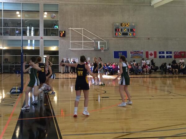NetballAlberta's tweet image. Netball Alberta go down to @bcnetball 46-17 &amp;amp; win game 2 v Quebec 34 day 1 @ CDN National #Netball Champs