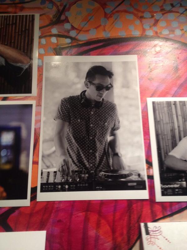 heywhorehey's tweet photo. @Gejashiku look at chu up on dharma's wall for the final night here http://t.co/GGRHW6a8pv