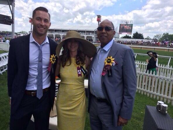 TTUHoopsFans's tweet image. RT @CWhitakerTTU: Preakness 2014 with @CoachTubbySmith @TTUKingsbury #WreckEm