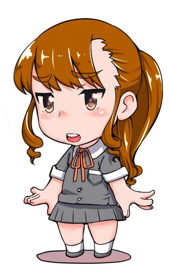 昔のらくがき娘を塗って遊びました 