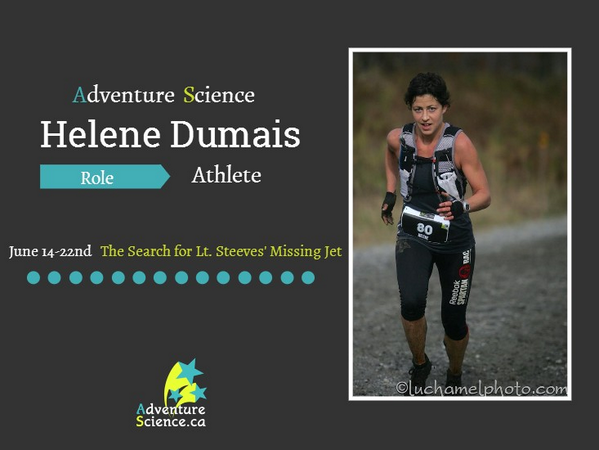 Introducing Adventure Science athlete, Helene Dumais! bit.ly/1k7eqcn @Helene_Dumais #LtSteevesJet