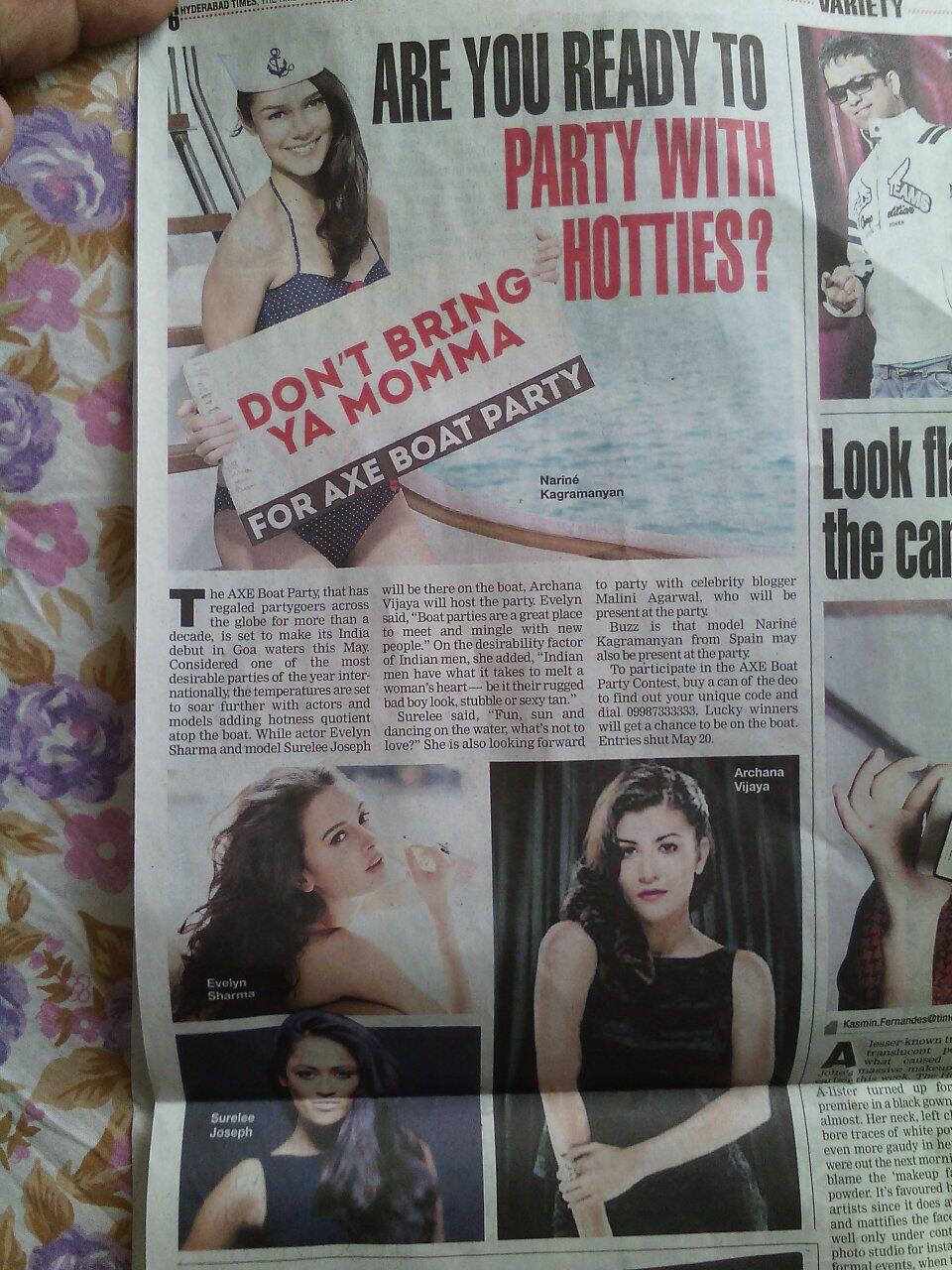 Axe Boat Party Models