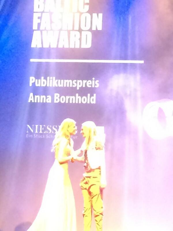 tanja_buelter's tweet image. #laudation @balticfashion award on #island #usedom  @inselusedom Great  #designer #annabornhold #fashion