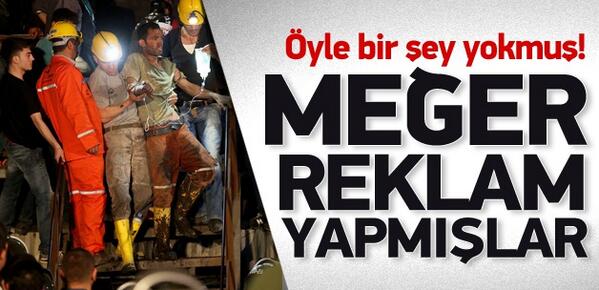 TamerrYigit's tweet photo. Ilk gün söylemiştim. Reklam şahane Bankalar Soma'da ölenlerin borçlarını silmiyor! http://t.co/rLRqUorb3f http://t.co/lvRgycbuvC”