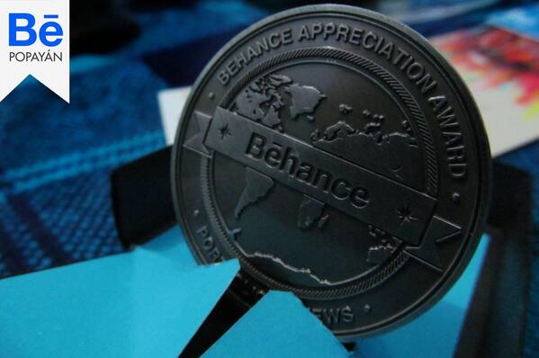 BePopayan's tweet image. Leandro Triana, ganador de la categoría Tipografía ya compartió imágenes de su premio! #BePopayán #BehanceReviews