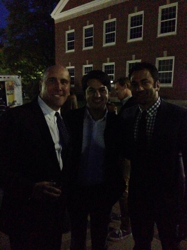 Always wonderful to come back for Depauw under the starts...even more with <a href="/PresidentCasey/">Brian W. Casey</a> and <a href="/kalpenn/">Kal Penn</a> around!