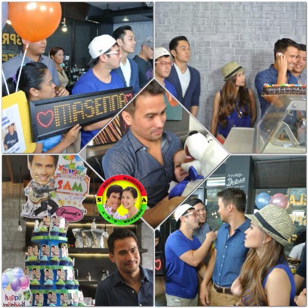 masennaforever's tweet photo. @samuelmilby 's Birthday Surprise at #ASAPhappy #sammilby #proudfan http://t.co/Qstyb1qszo