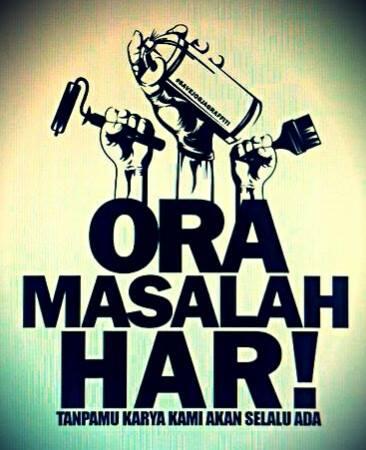 Support untuk kawan2 StreetArt. #RamasalahHar Tanpamu kami trs berkarya *tabik  #SAVEJOGJAGRAFFITI  <a href="/HaryadiSuyuti/">Haryadi Suyuti</a>