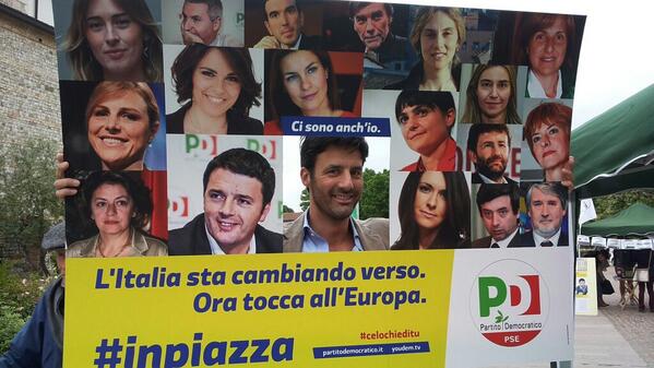 Un nostro grande elettore ci mette la faccia #fiumeveneto #celochieditu #inpiazza