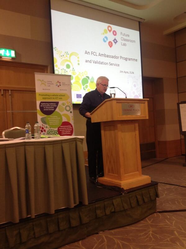 ScoopDucks's tweet photo. #lsl_eu  Jim Ayre, senior adviser, EUN shares thinking on future pathways for the LSL project http://t.co/vtVUIUJa82 via @dorocas