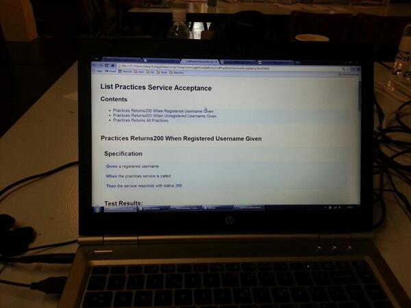BattistonMattia's tweet image. Going full agile with tdd and bdd at #agilehack