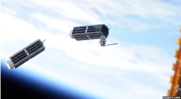 BBCWorld's tweet image. The shoebox-sized satellites that could revolutionise our view of Earth 
bbc.in/1hRnGx4