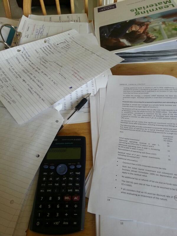Amazing outside and im indoors studying... great...bring on next week! #cima