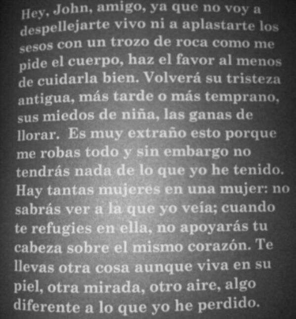 Hey, John, amigo; que te pires.