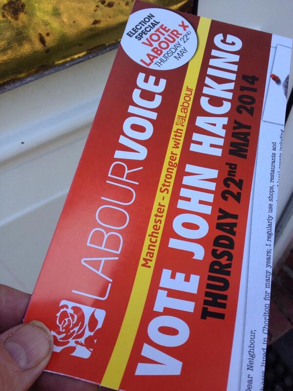 hacking4chorltz's tweet image. Out delivering our latest leaflet to #chorlton residents this morning on a super sunny Sunday #votehacking22May