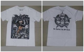 PROLETAR "war against the new world" t-shirt pre-order Rp.100.000