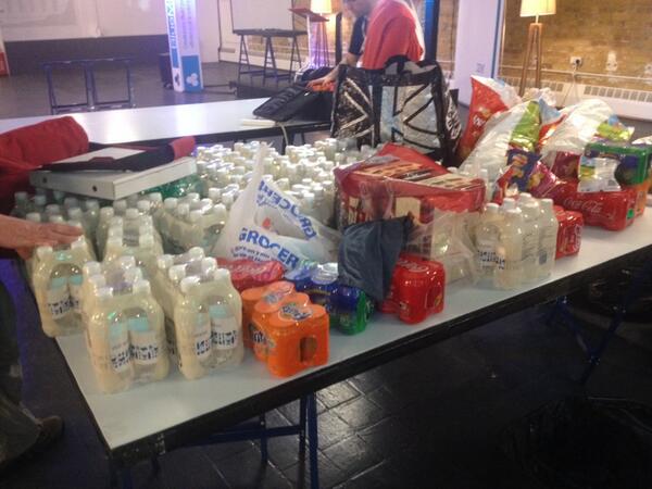 thiswayup's tweet image. Left over food and drink #agilehack