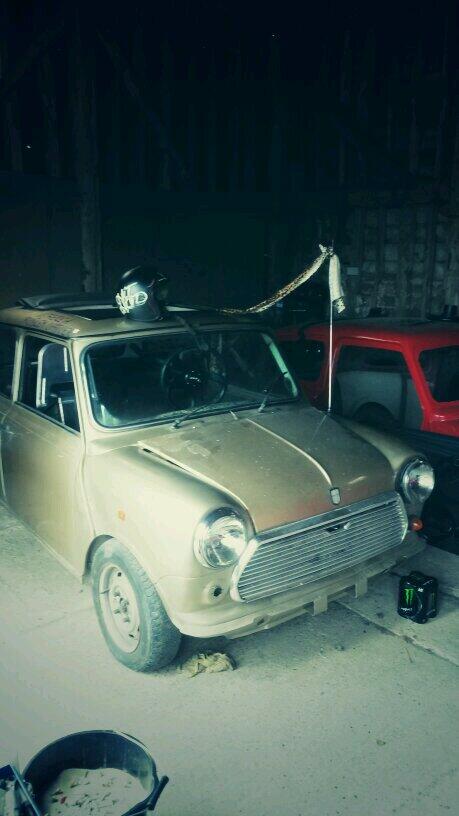 MiniStance's tweet image. Almost done love hate relationship #classicmini #retrostance #monster #mancave
