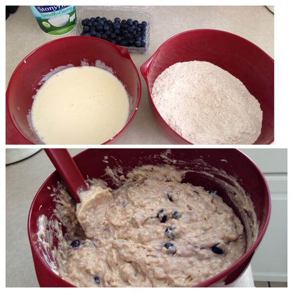 barbara_mccrary's tweet image. It's a Blueberry Power Muffin kind of day. No overmixing! @Cooking_Light @altonbrown #MuffinMethod #bfast4Aweek