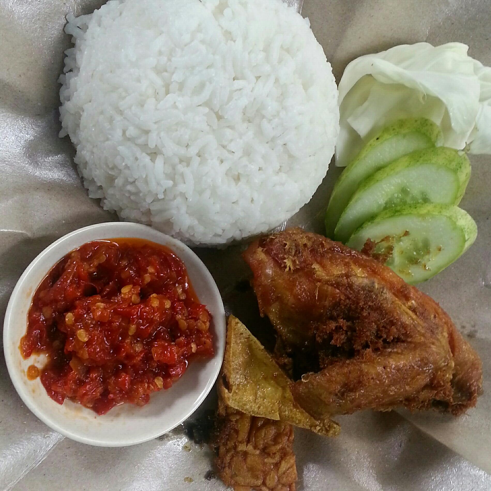 Bebek Kaget on Twitter "Paket AYAM CEBAN dg nasi putih