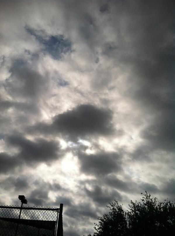 Clouds are rolling in. Everybody hope for the sun!#hpbnc