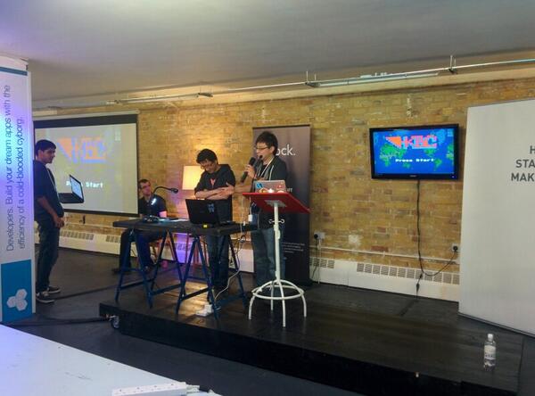 WeChangedIt's tweet image. HKBC team is presenting their app #agilehack