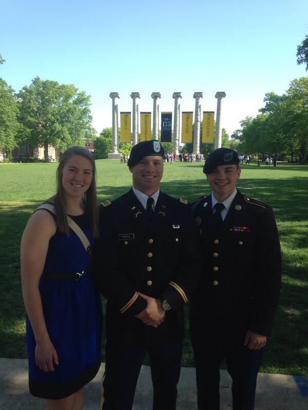 MizzouArmyRotc's tweet photo. @MizzouArmyRotc 2lt Max Pippa http://t.co/wVr7g6J9EW