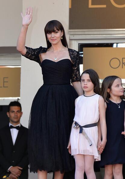 BellucciNet's tweet photo. Monica Bellucci, Maria-Stella Morrow, Eva Morrow #Cannes2014 http://t.co/tAKUDHhIg2