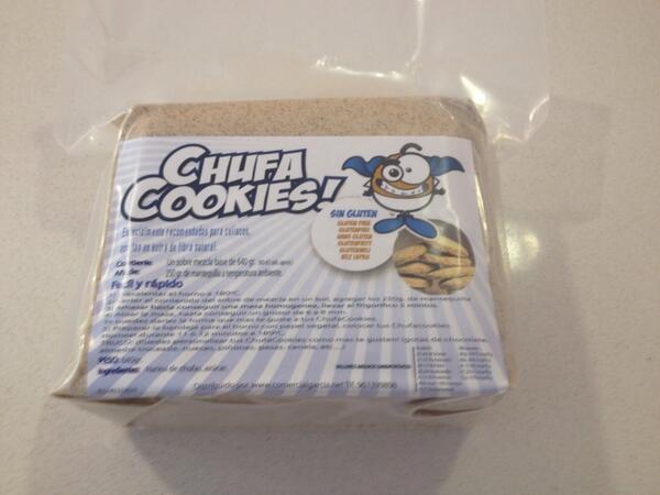 ChufaCookies's tweet photo. Quieres distribuir el MIX #chufacookies en tu provincia? No dudes en preguntar por ellas ;)… #SinGluten #glutenfree http://t.co/20gEVG5PMy