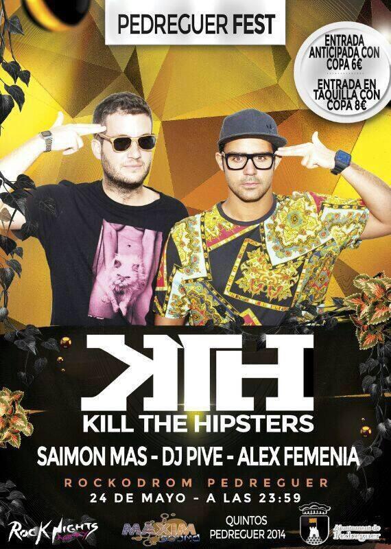 PIVEalbades's tweet photo. Próximo sábado nos vemos en @PedreguerFest junto a @killthehipsters @SaimonMas y Mister @Alex_Femenia @_maximsound_ http://t.co/8TTAYn5QaN