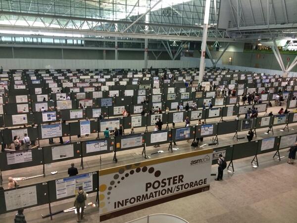 MDunitz's tweet image. So much research! #asm2014 #microBEnet