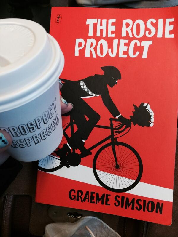 Commuting, #ginandtsundoku style, with our next book - The Rosie Project.