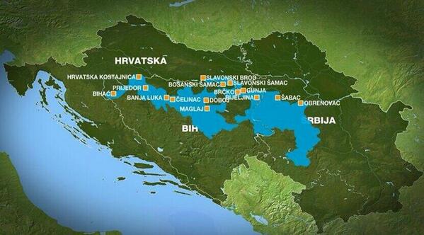 Bosnia's worst flooding for 120 years affects over one million people thkpr.gs/1oEiqnT #BosniaFloods